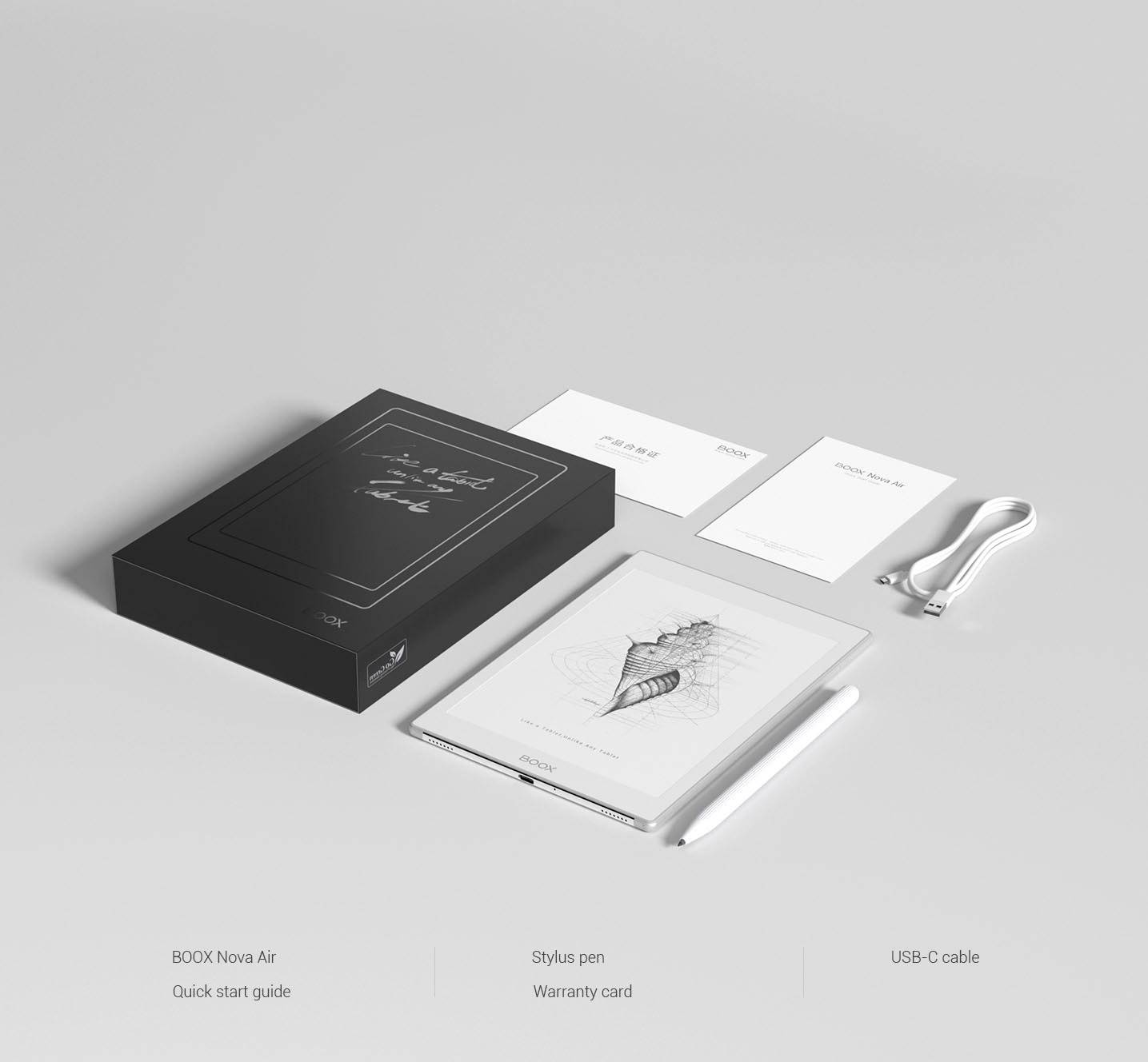 BOOX Nova air | Ultra-Light and Thin 7.8'' E Ink Reader – The